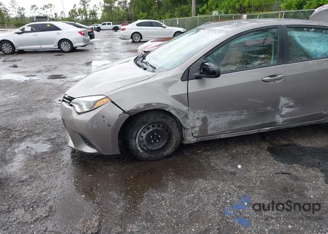 2014 Toyota Corolla Le из США, поврежденный, VIN 2T1BURHE2EC104746